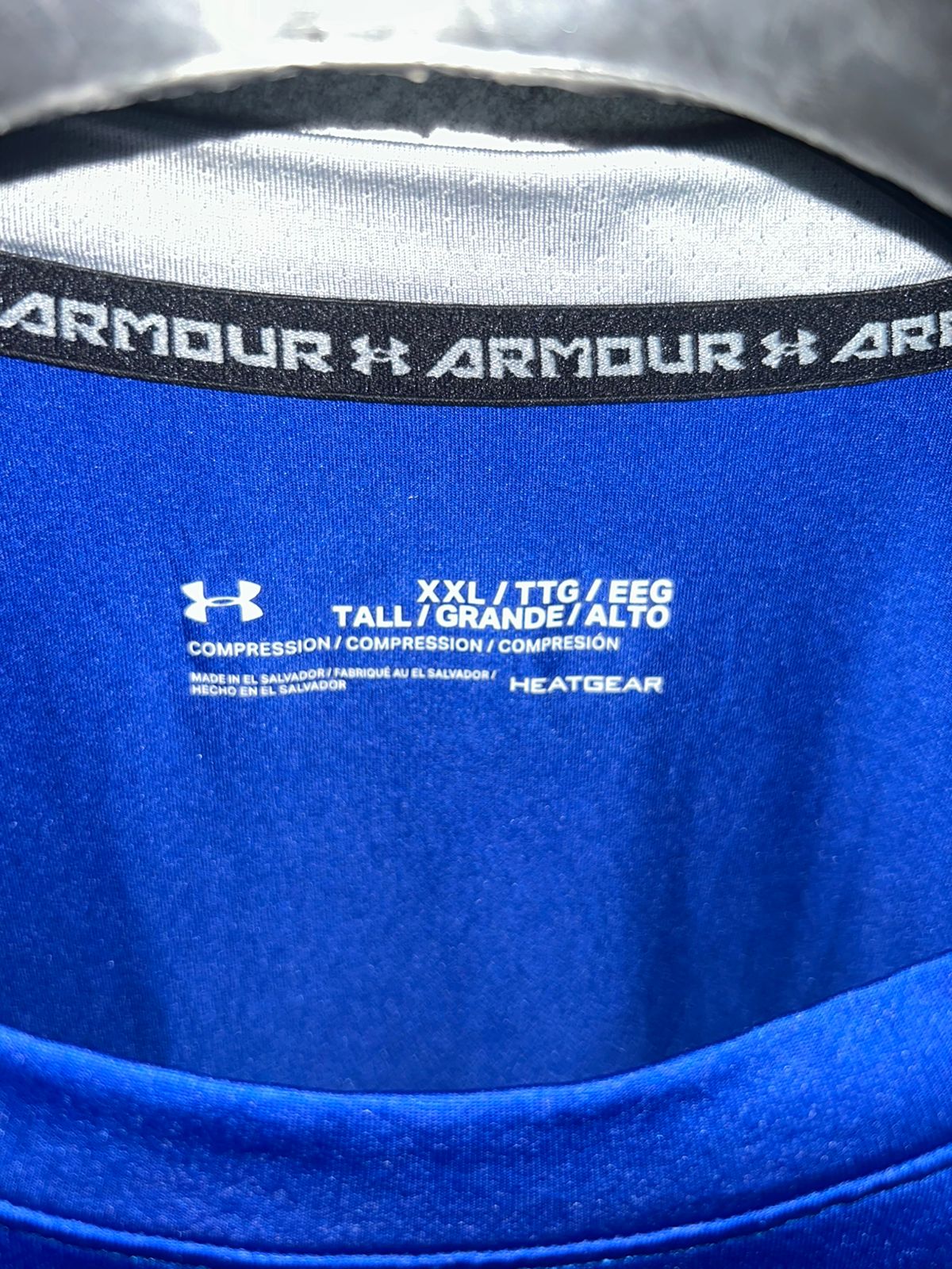 Under Armour Tall Compression X Fitted Royal Blue - XXL