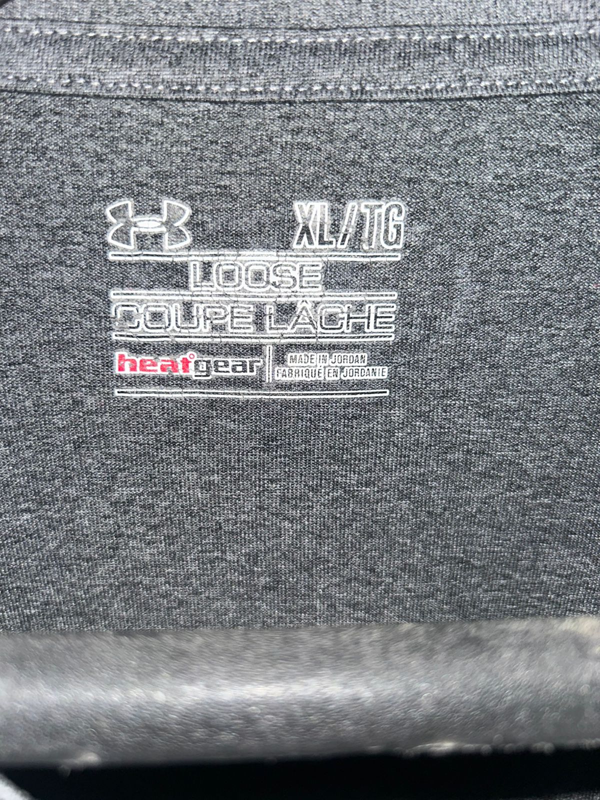 Under Armour Loose Heatgear Dark Gray - XL