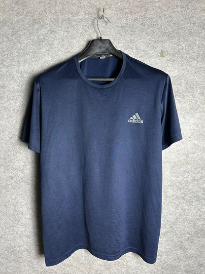 Adidas ClimaLite Midnight Blue Round T Shirt - XL