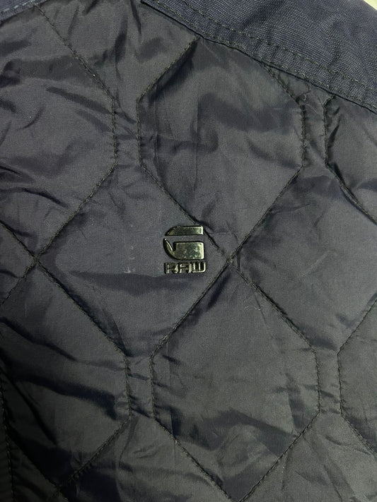 RAW G-Star Raw Navy Blue Jacket - Medium