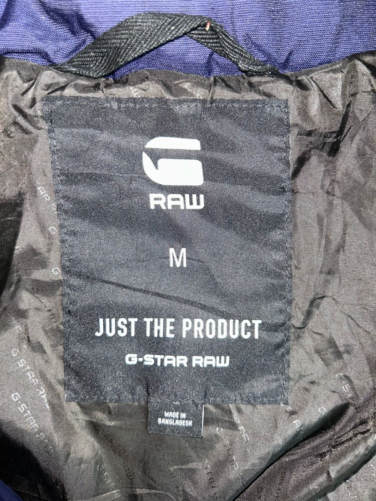 RAW G-Star Raw Navy Blue Jacket - Medium