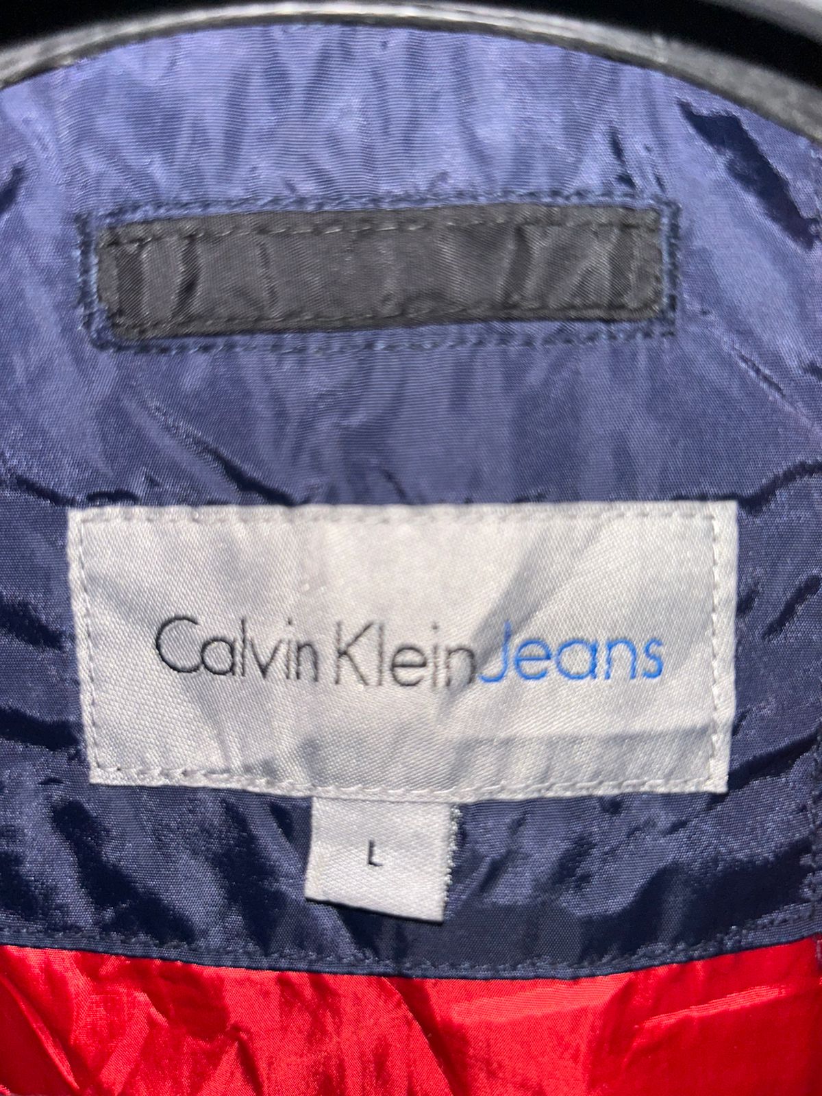 Calvin Klein Dark Blue Jacket - Large