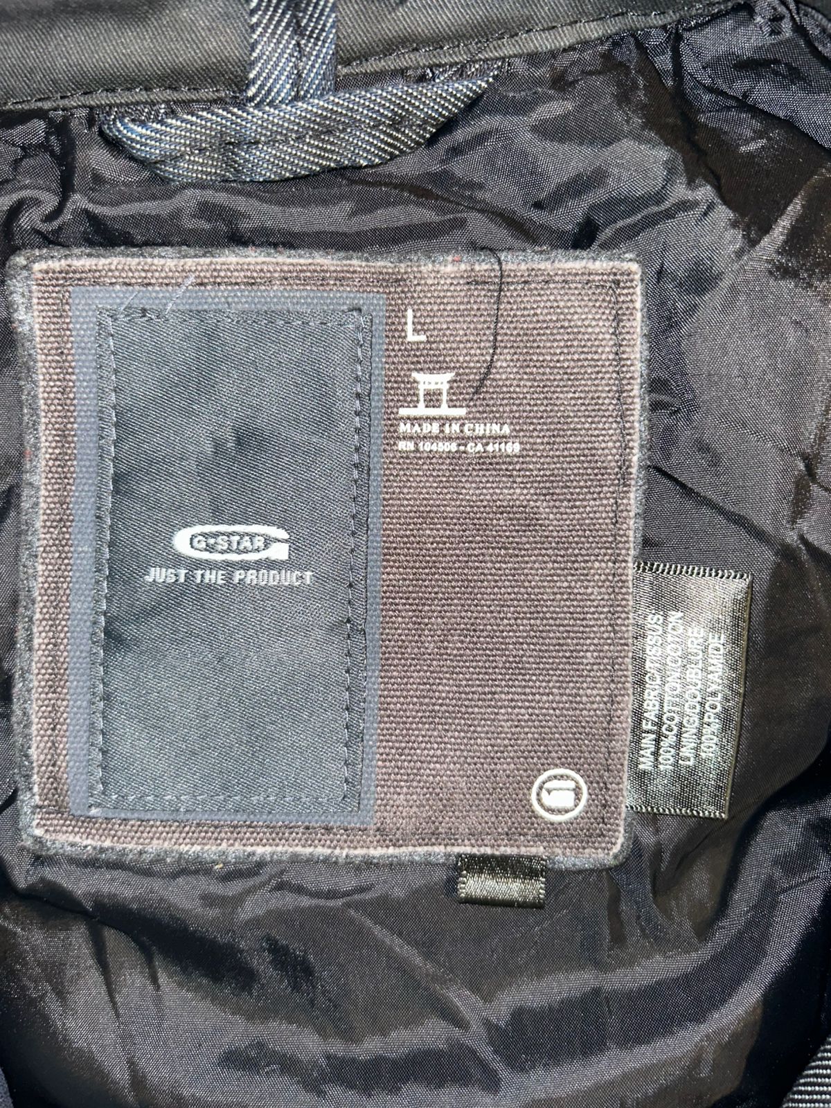 G- Star Black Jacket - Large