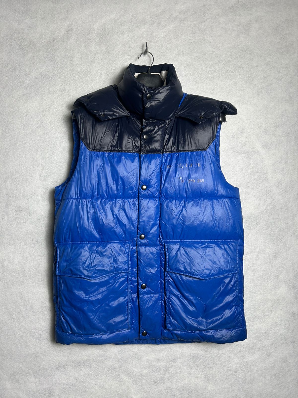 Tommy Hilfiger Blue Puffer Jacket - Medium