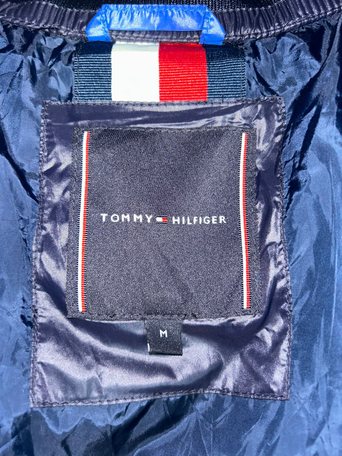 Tommy Hilfiger Blue Puffer Jacket - Medium
