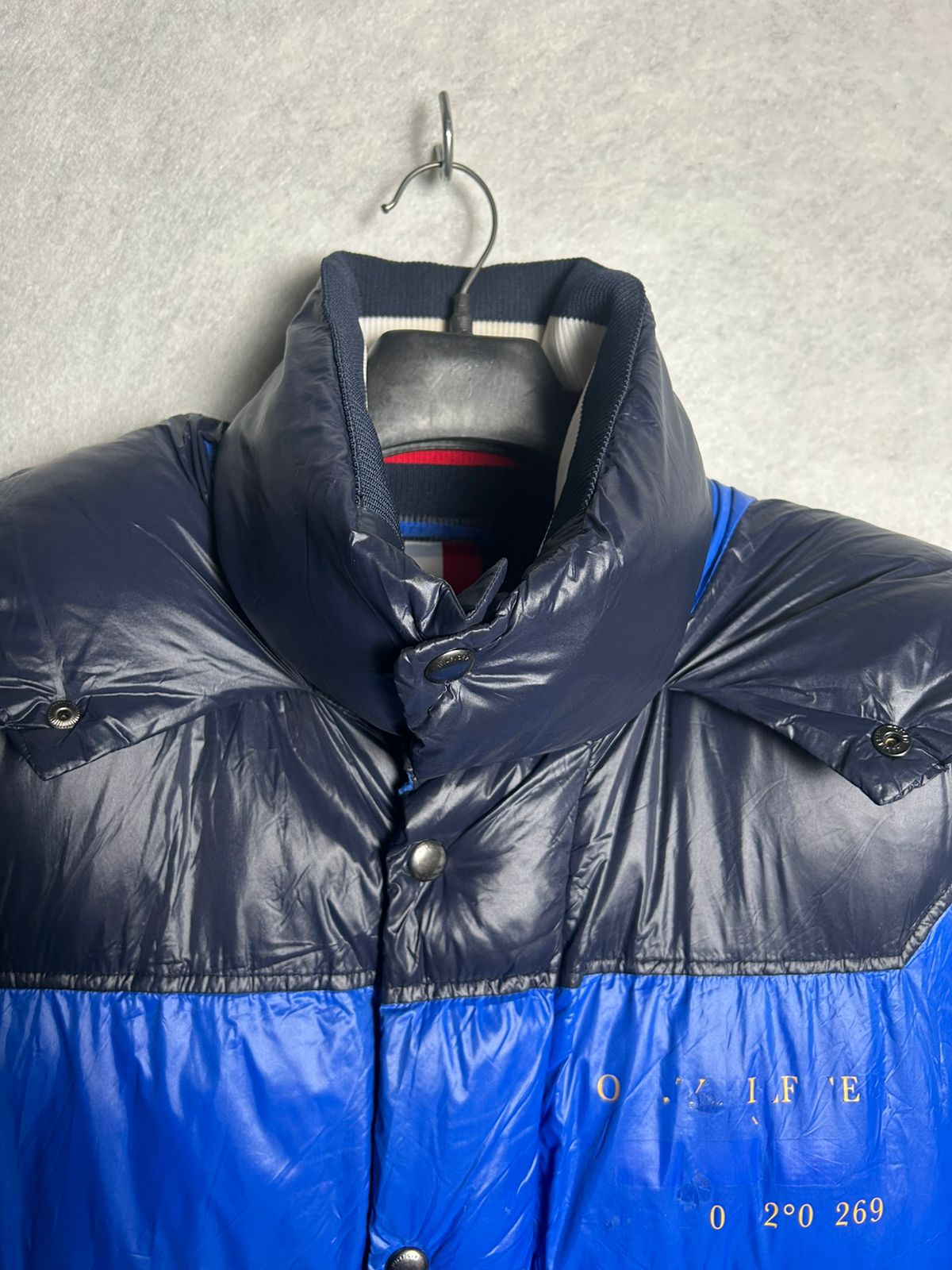 Tommy Hilfiger Blue Puffer Jacket - Medium