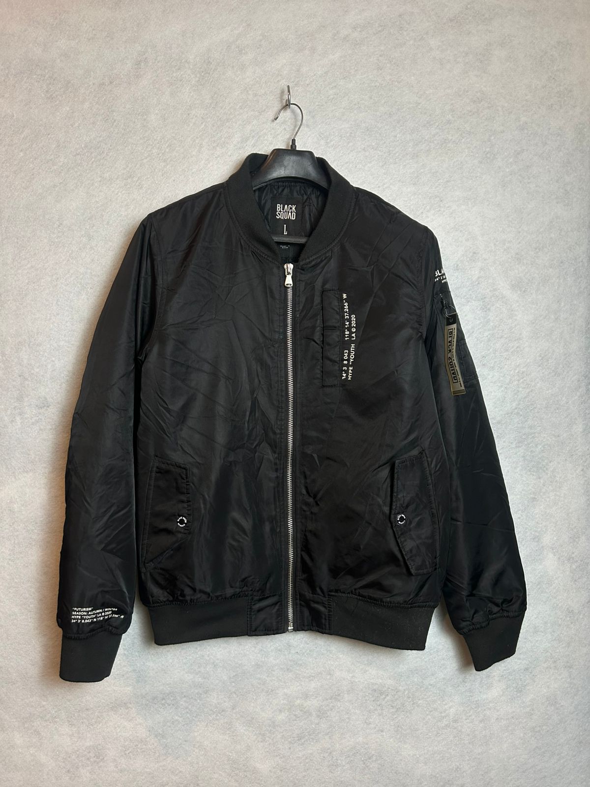 Black Squad Jacket - Large