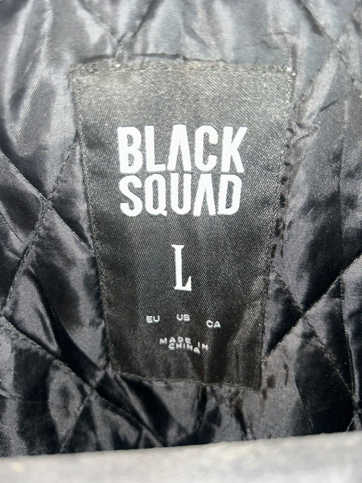 Black Squad Jacket - Large