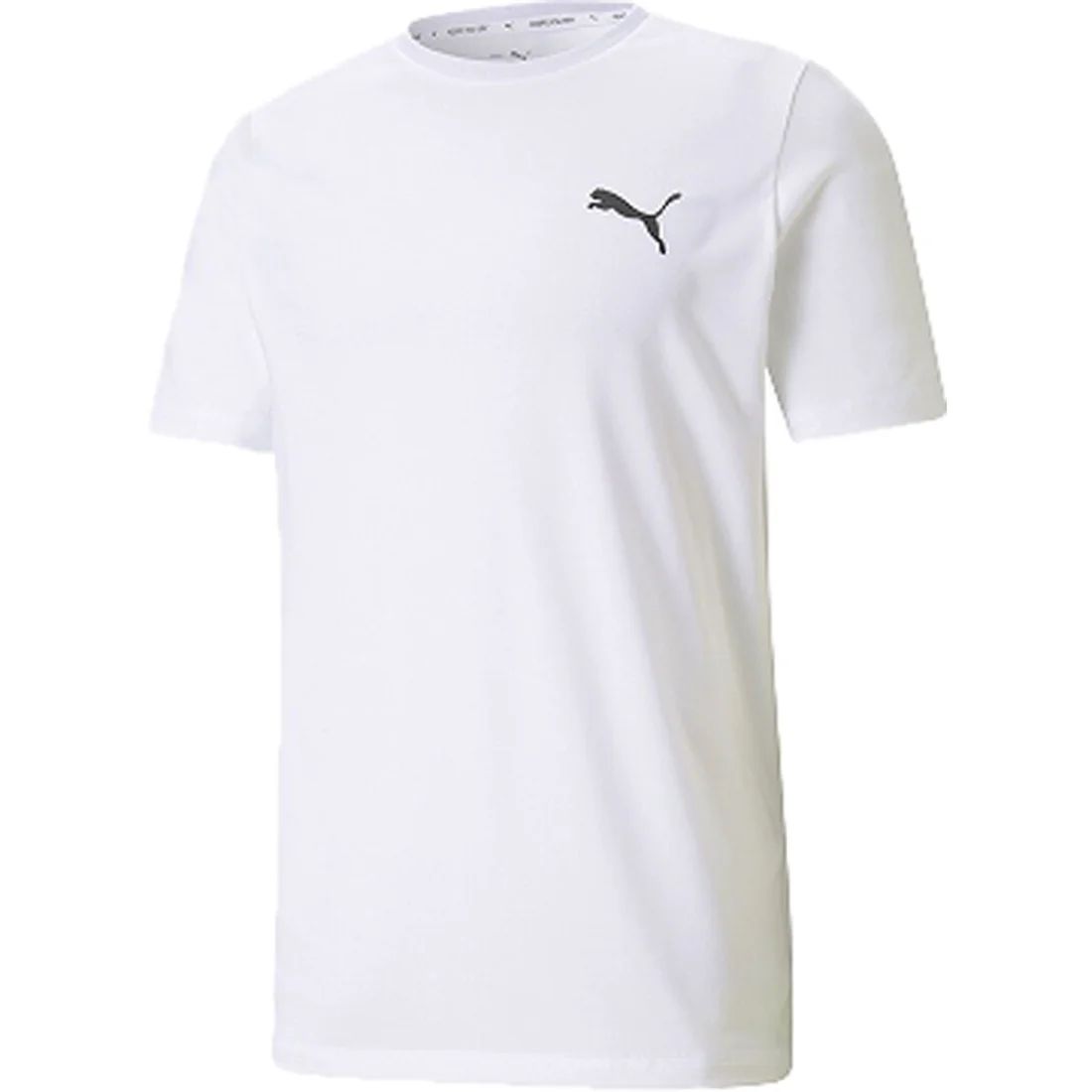 Puma men ess small logo tee puma white-puma white