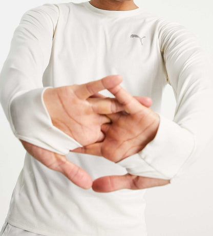 Puma Running Favorite t-shirt in cream