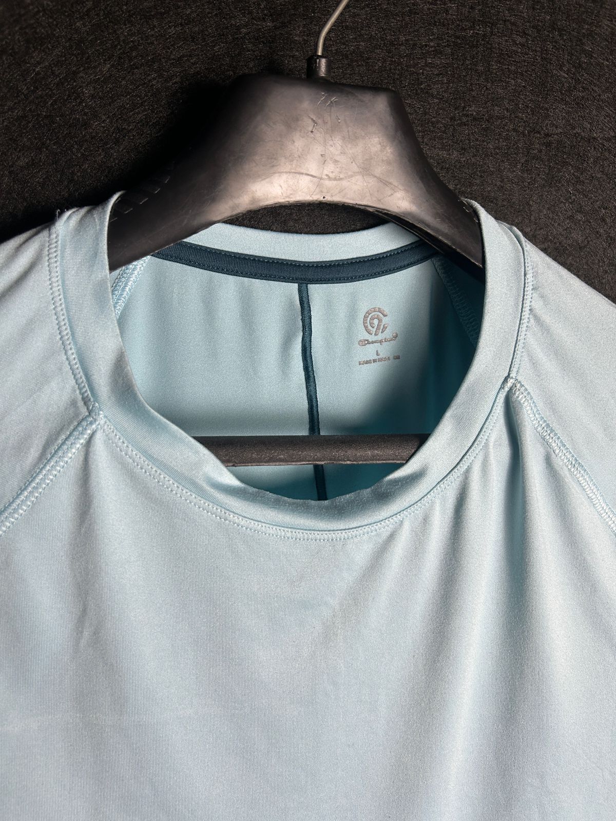 Champion Sky Blue Womens T-shirt - Large