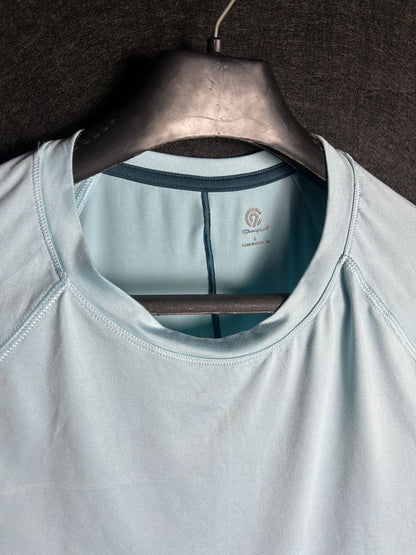 Champion Sky Blue Womens T-shirt - Large