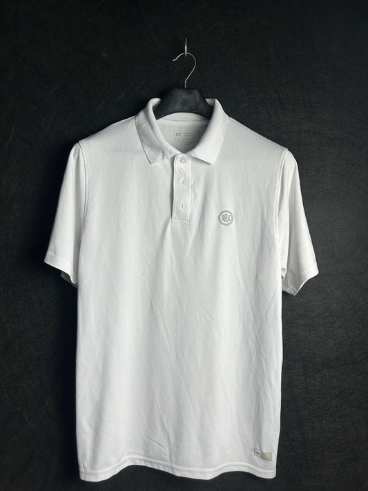 Russell White Polo - Medium