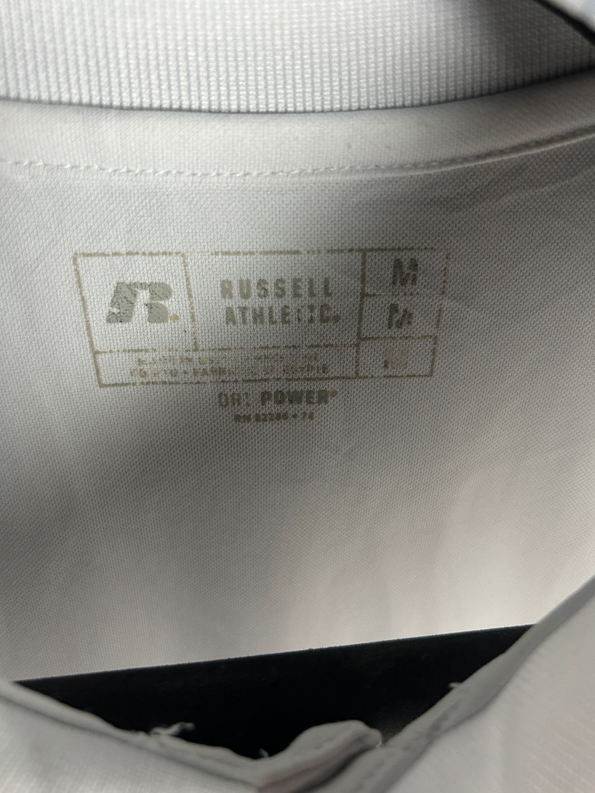 Russell White Polo - Medium