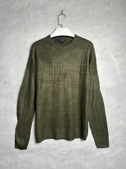 Dockers crocodile Green Round Neck Sweater - Medium