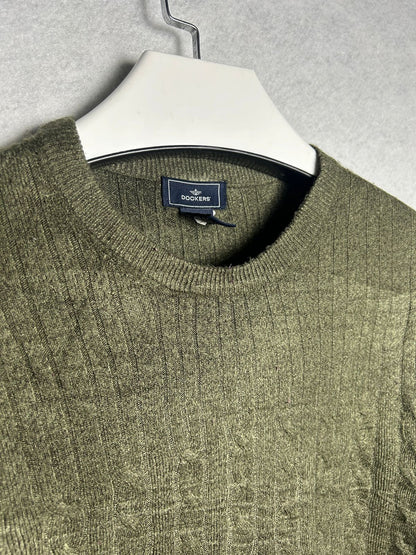 Dockers crocodile Green Round Neck Sweater - Medium
