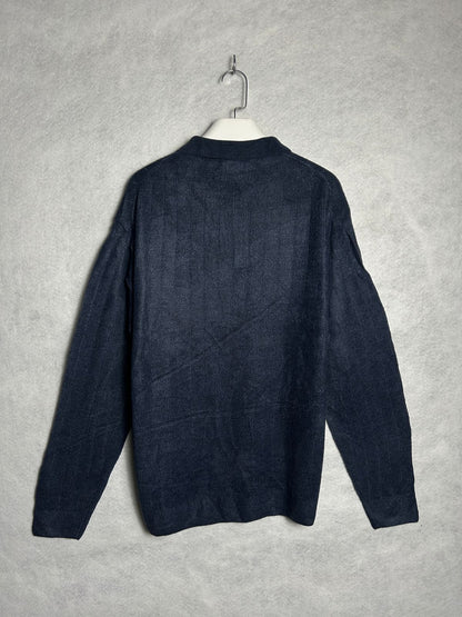 Dockers Dark Blue Polo Sweatshirt - Large