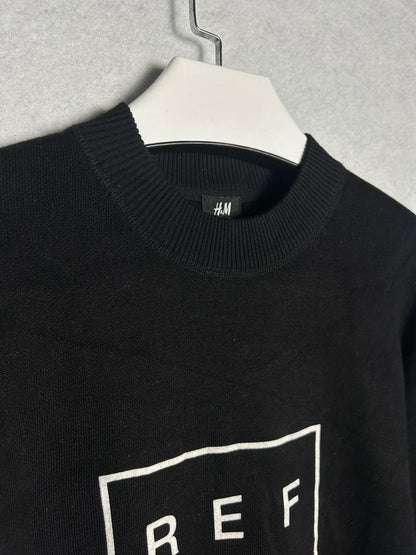 H&M Ref Logo Round Neck Sweat Shirt - Small