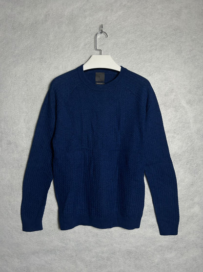 H&M Blue Round Neck Sweater - Medium