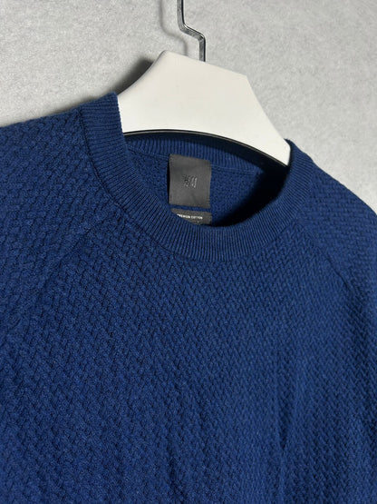 H&M Blue Round Neck Sweater - Medium