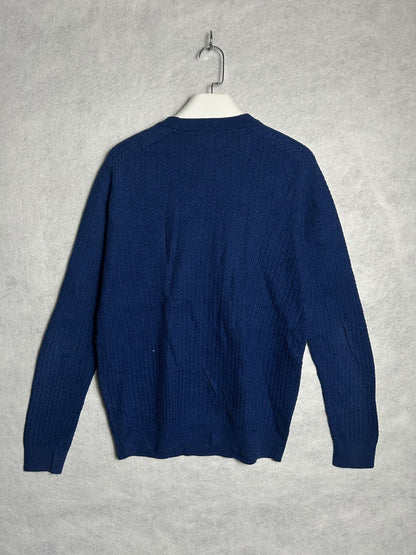 H&M Blue Round Neck Sweater - Medium
