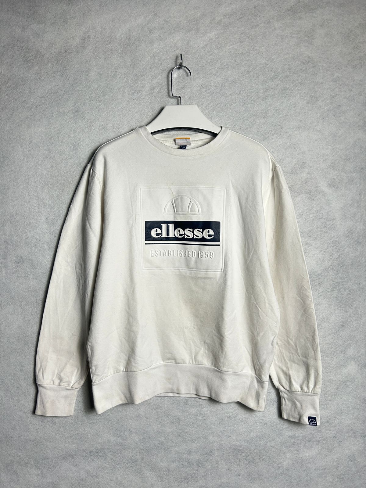 Ellesse Cream White Sweatshirt - XXL