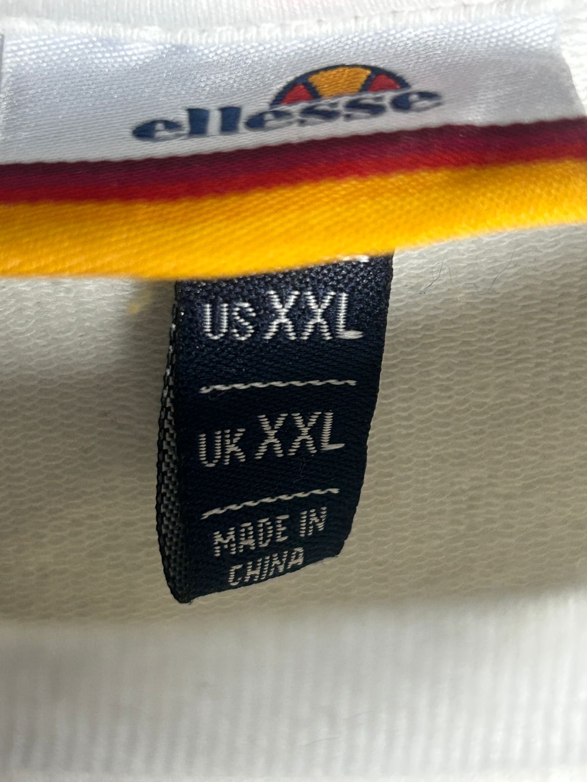 Ellesse Cream White Sweatshirt - XXL
