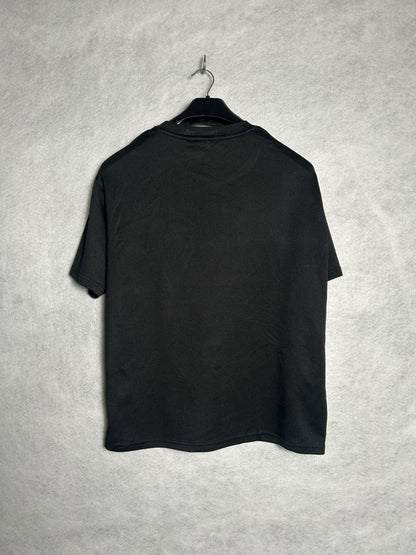 Disney Black Mickey Mouse Logo Round Tee - LL