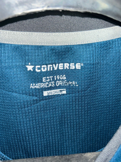 Converse Blue V neck Tee - Medium