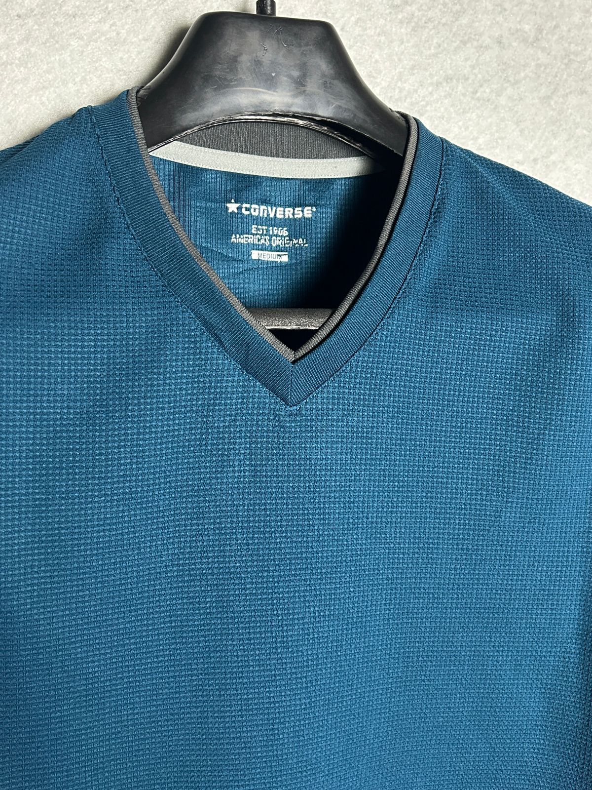 Converse Blue V neck Tee - Medium