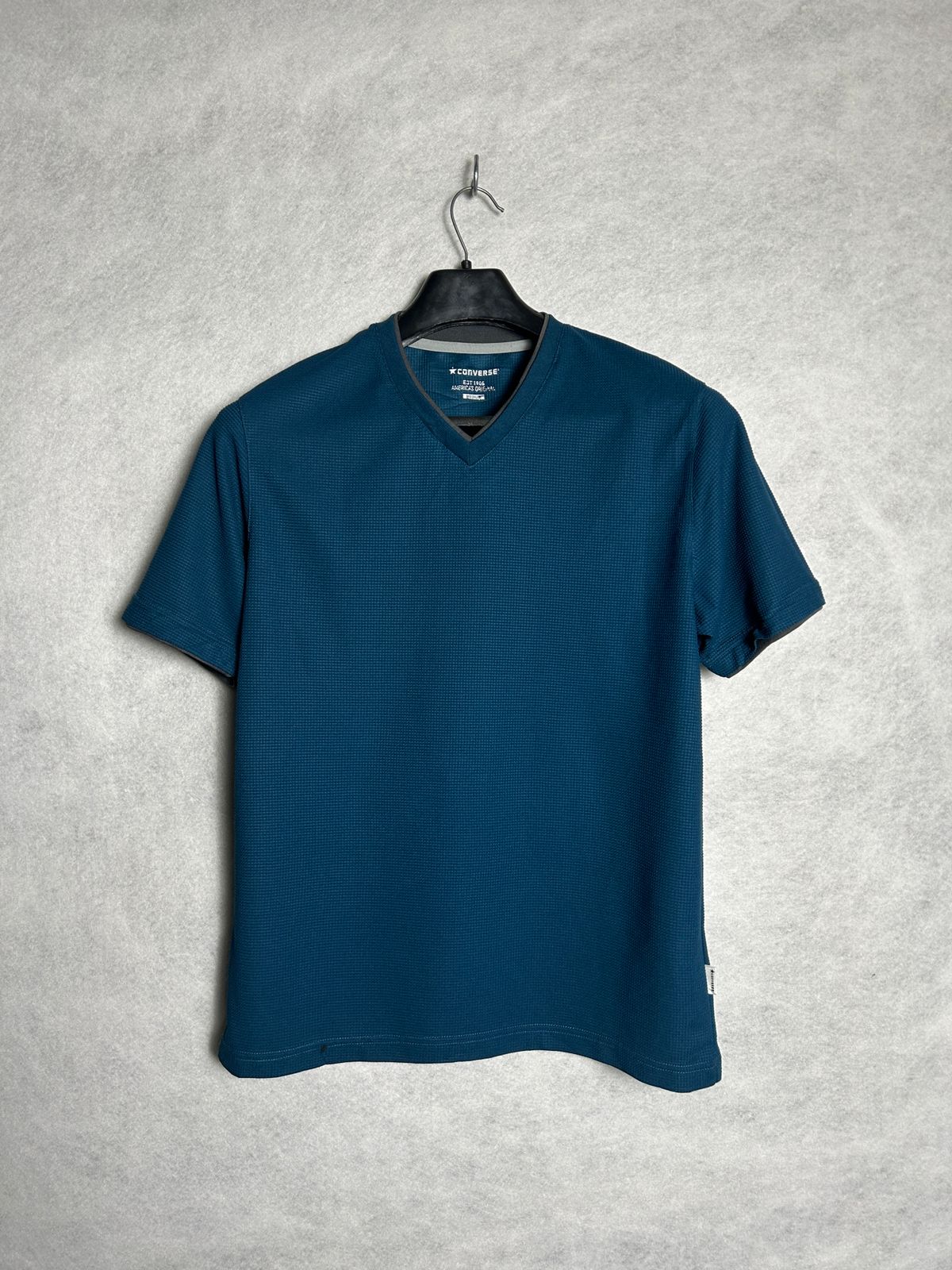 Converse Blue V neck Tee - Medium
