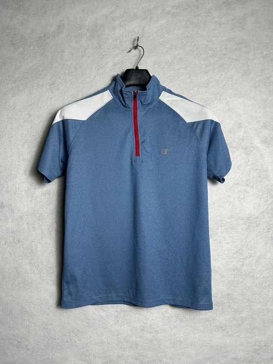 Champion Qtr Zip Blue - Medium