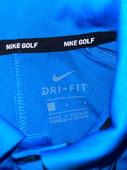 Nike Golf Blue Polo - Large