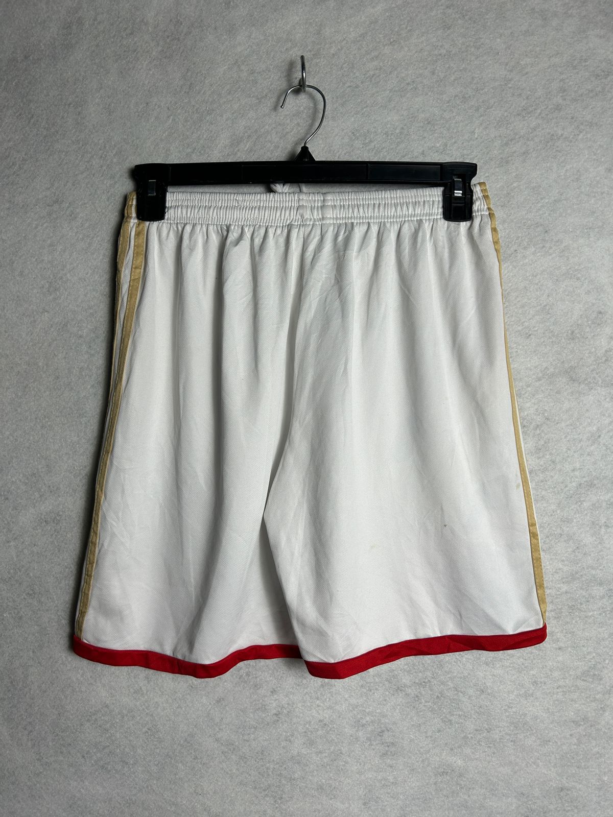 Adidas Arsenal White & Golden Stripes Short - Large