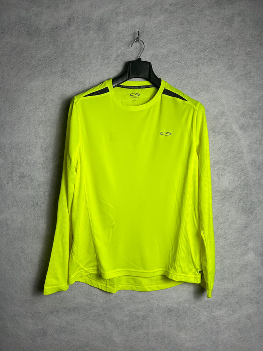 Champion Running Neon Green Full Sleeves - Large