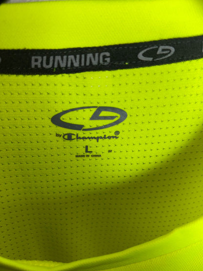 Champion Running Neon Green Full Sleeves - Large