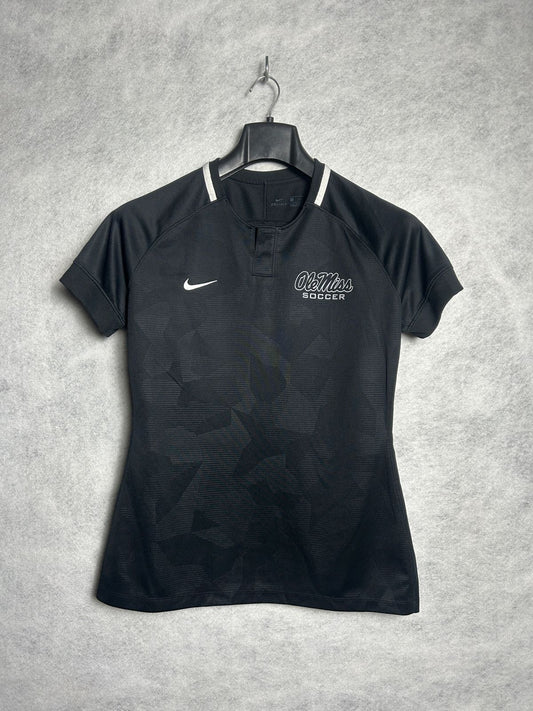 Nike Black Olemiss Soccer Womens Tee Shirt - Large