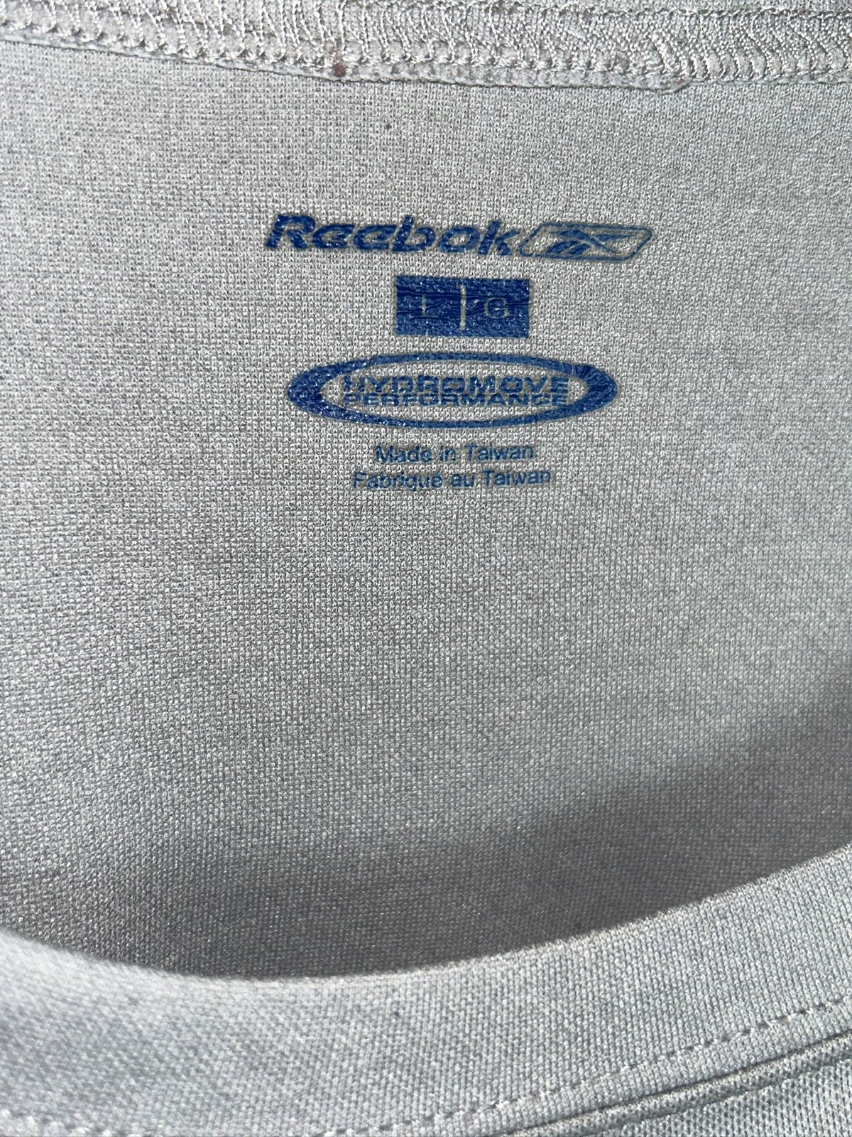 Reebok Light Gray Full Sleeves T-Shirt - L/G