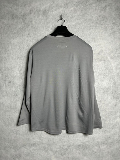 Reebok Light Gray Full Sleeves T-Shirt - L/G
