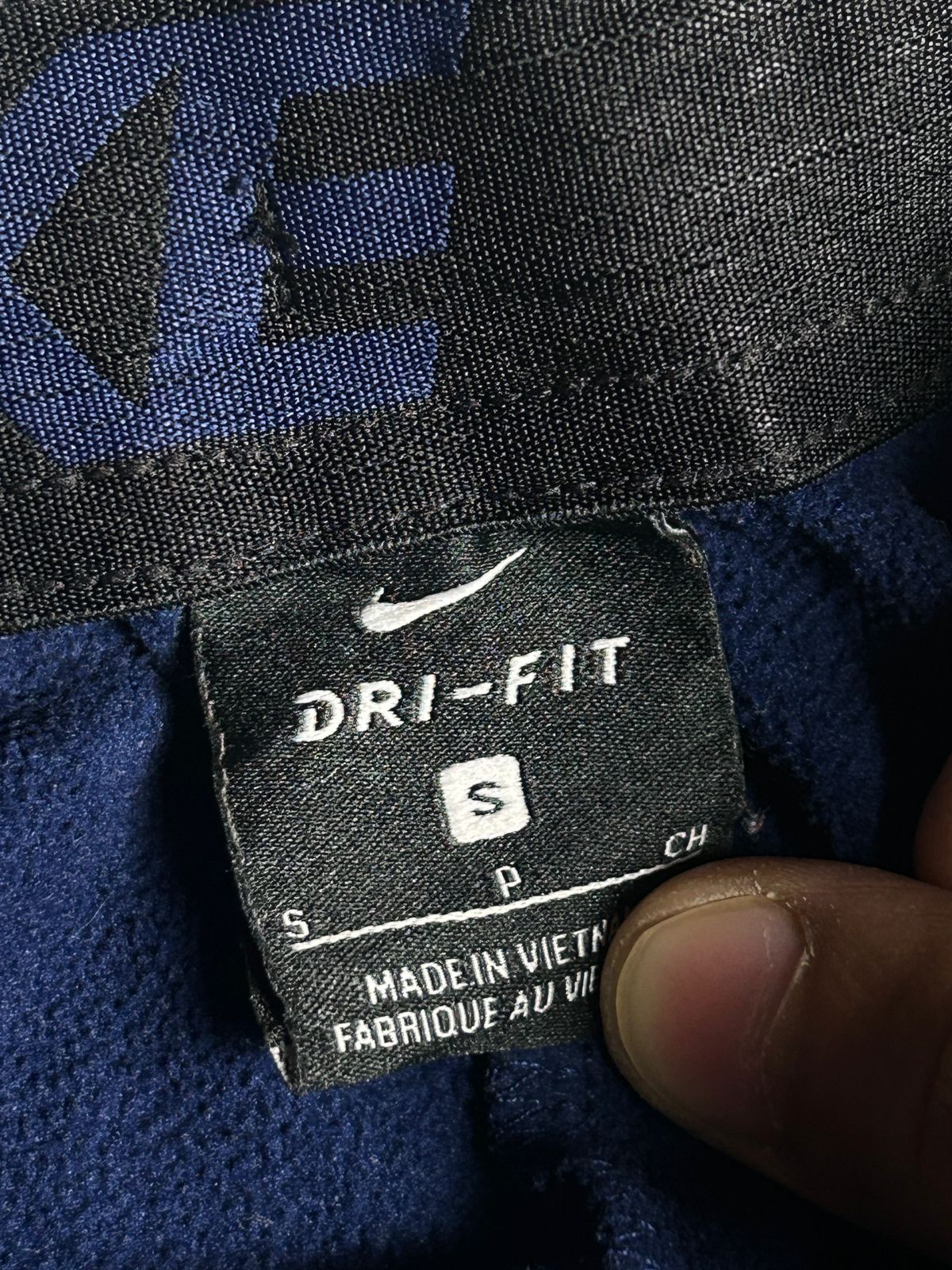 Nike Blue Dri Fit Trouser - Small