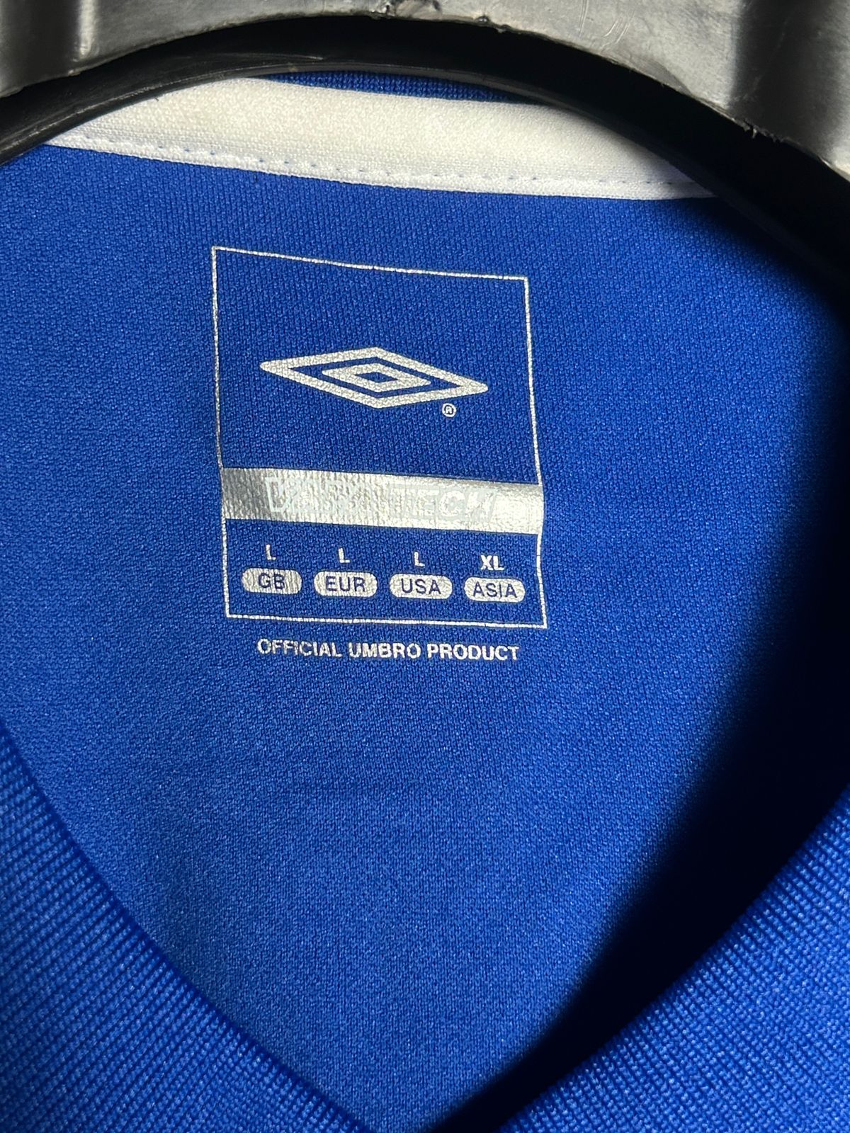 Umbro Coach Drews Blue Reound Tee - Large