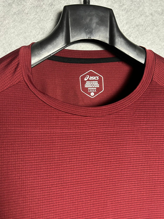Asics Pomegranate Red Round Neck - Large