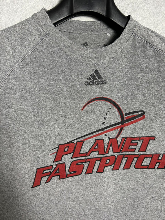 Adidas Climalite Planet Fastpitch Round Neck - Small