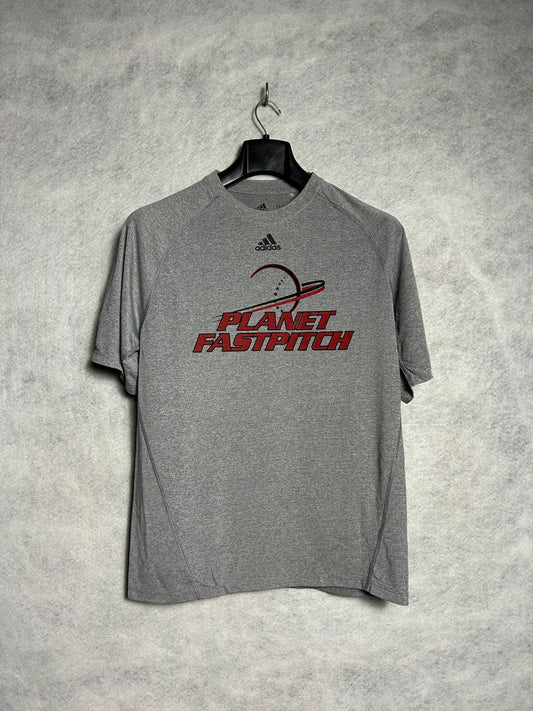Adidas Climalite Planet Fastpitch Round Neck - Small