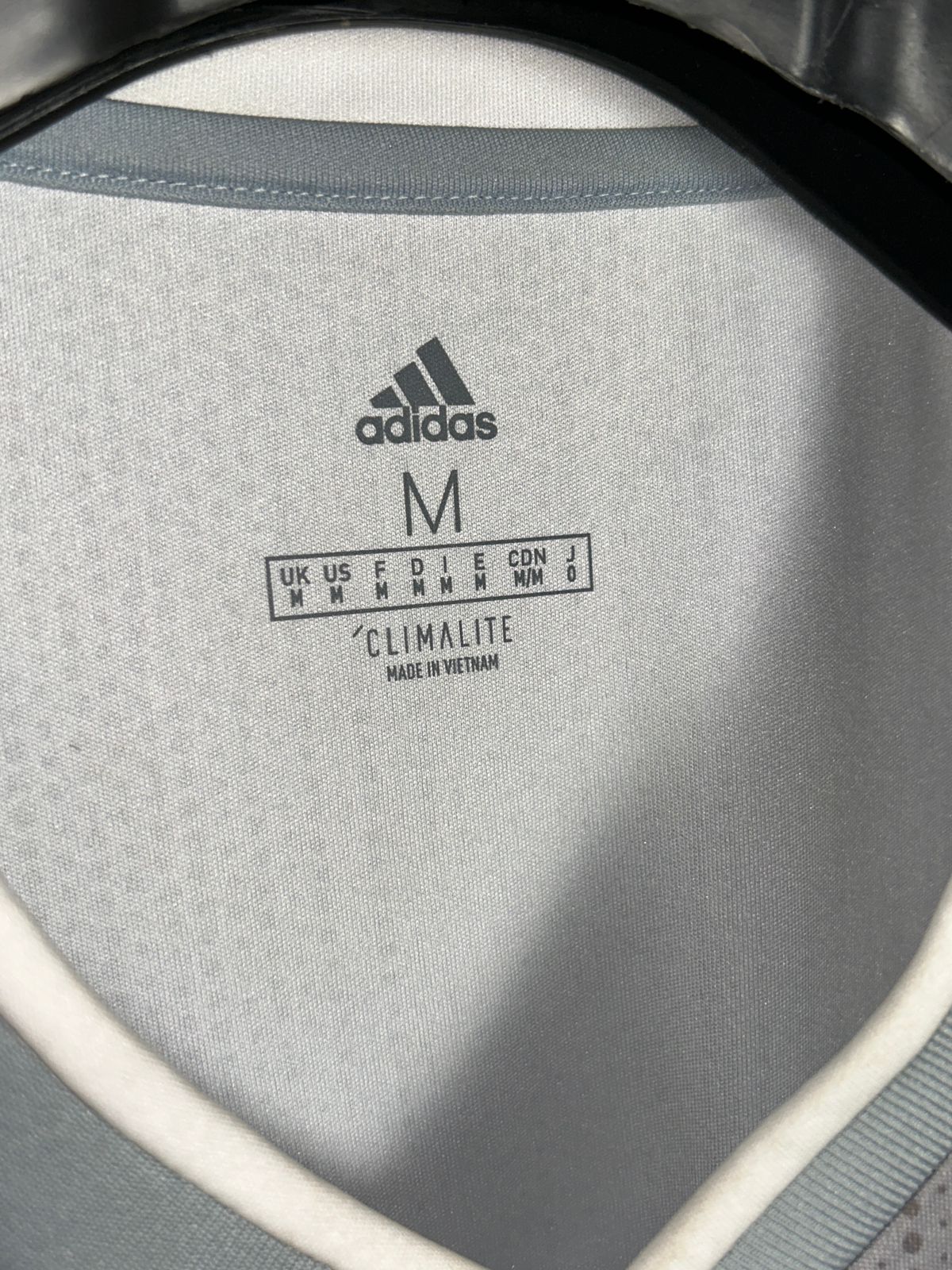 Adidas Wolf Gray Cohansey SC Tee - Medium