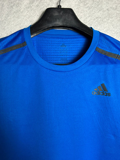 Adidas Blue Round Tee - Medium