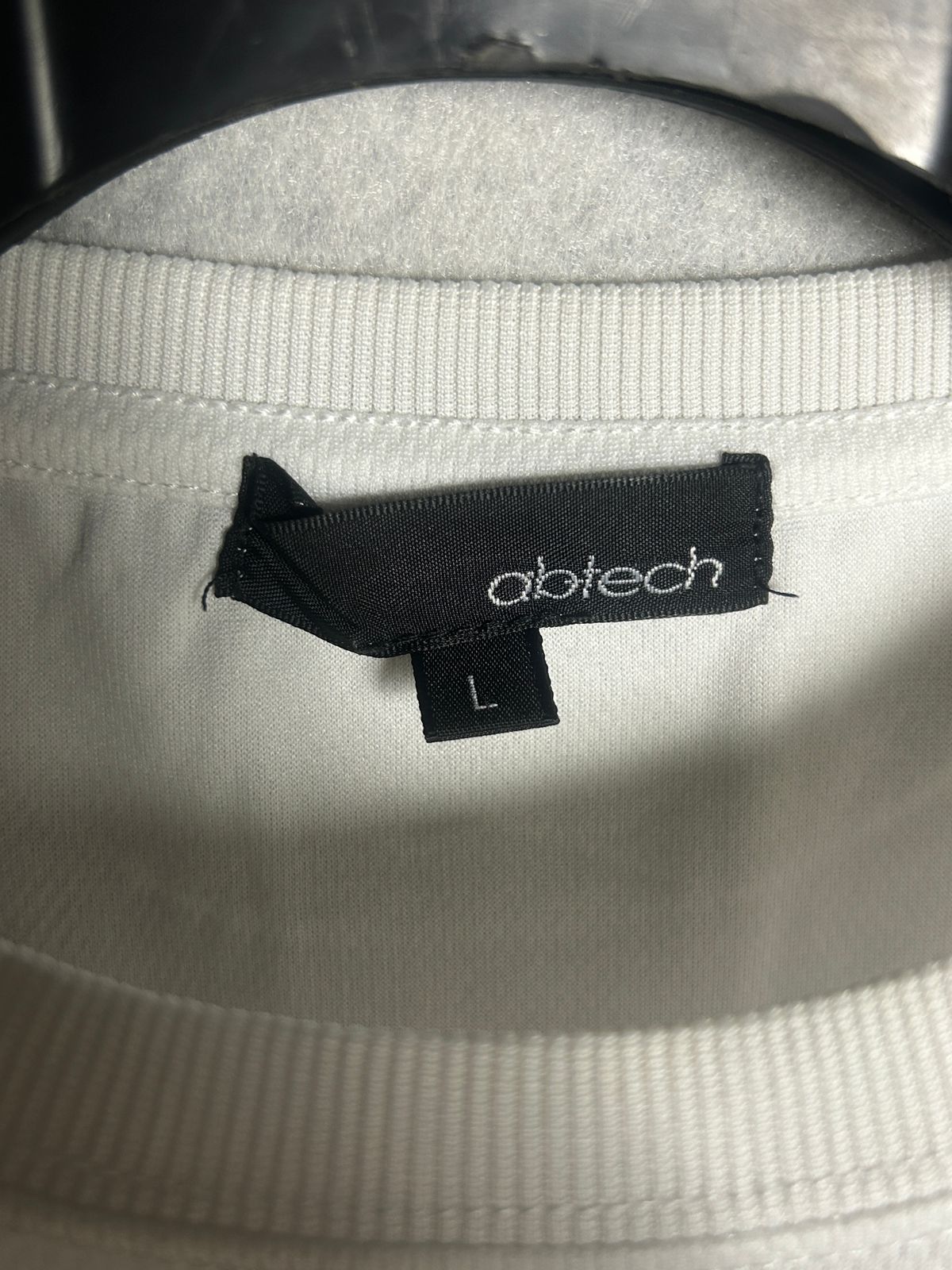 Abtech White Bound Round Tee - Large
