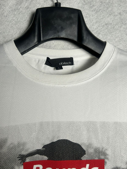 Abtech White Bound Round Tee - Large