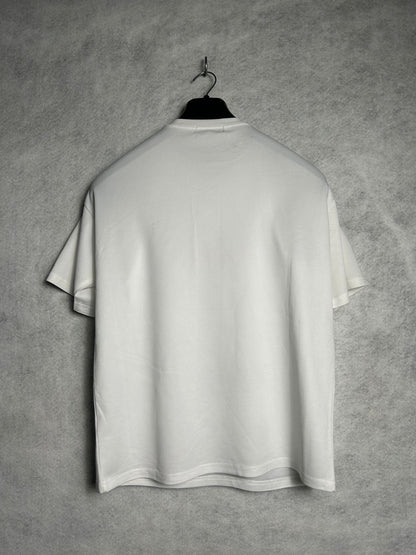 Abtech White Bound Round Tee - Large