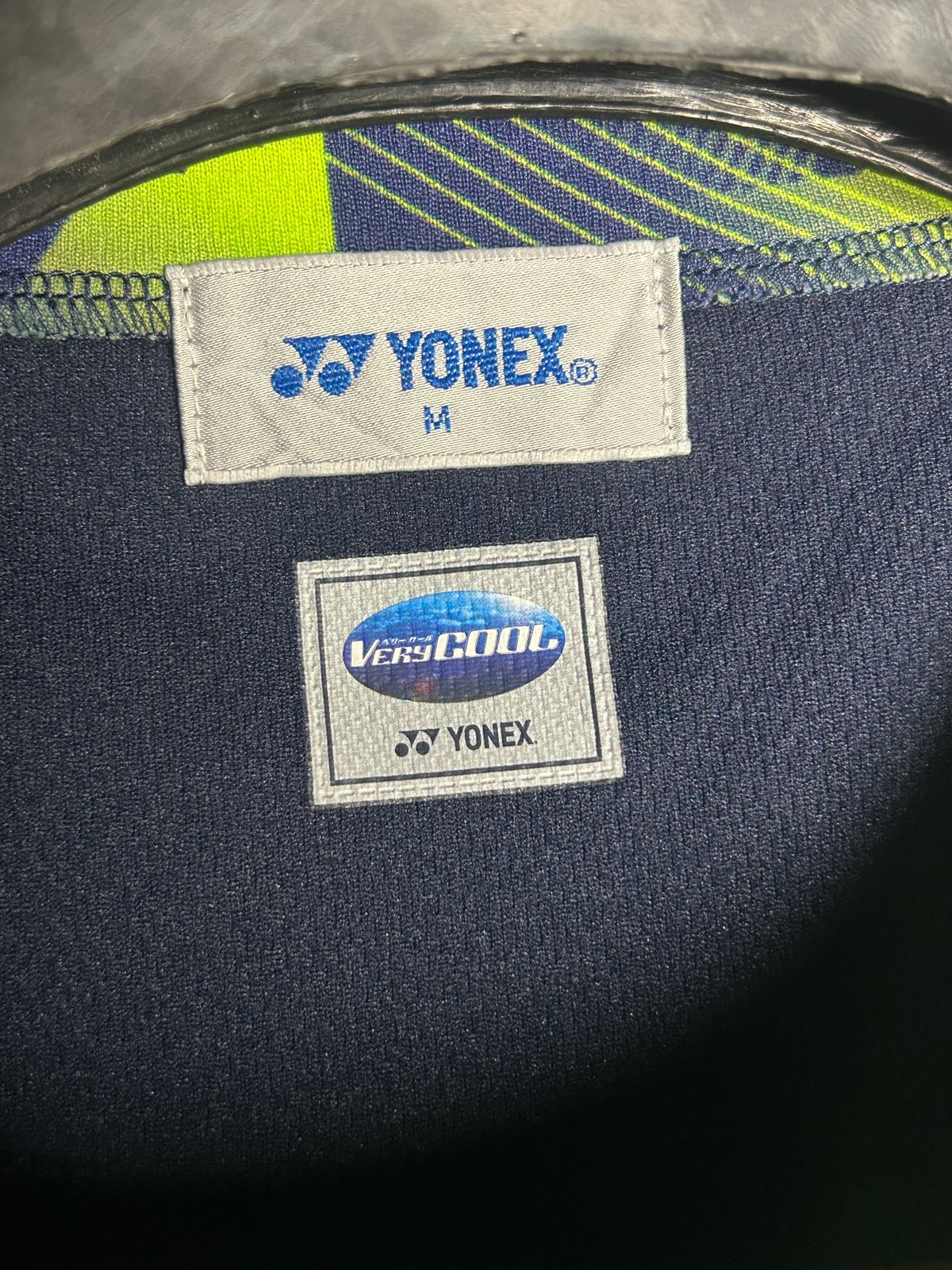 Yonex INK Blue & Neon Round Tee - Medium